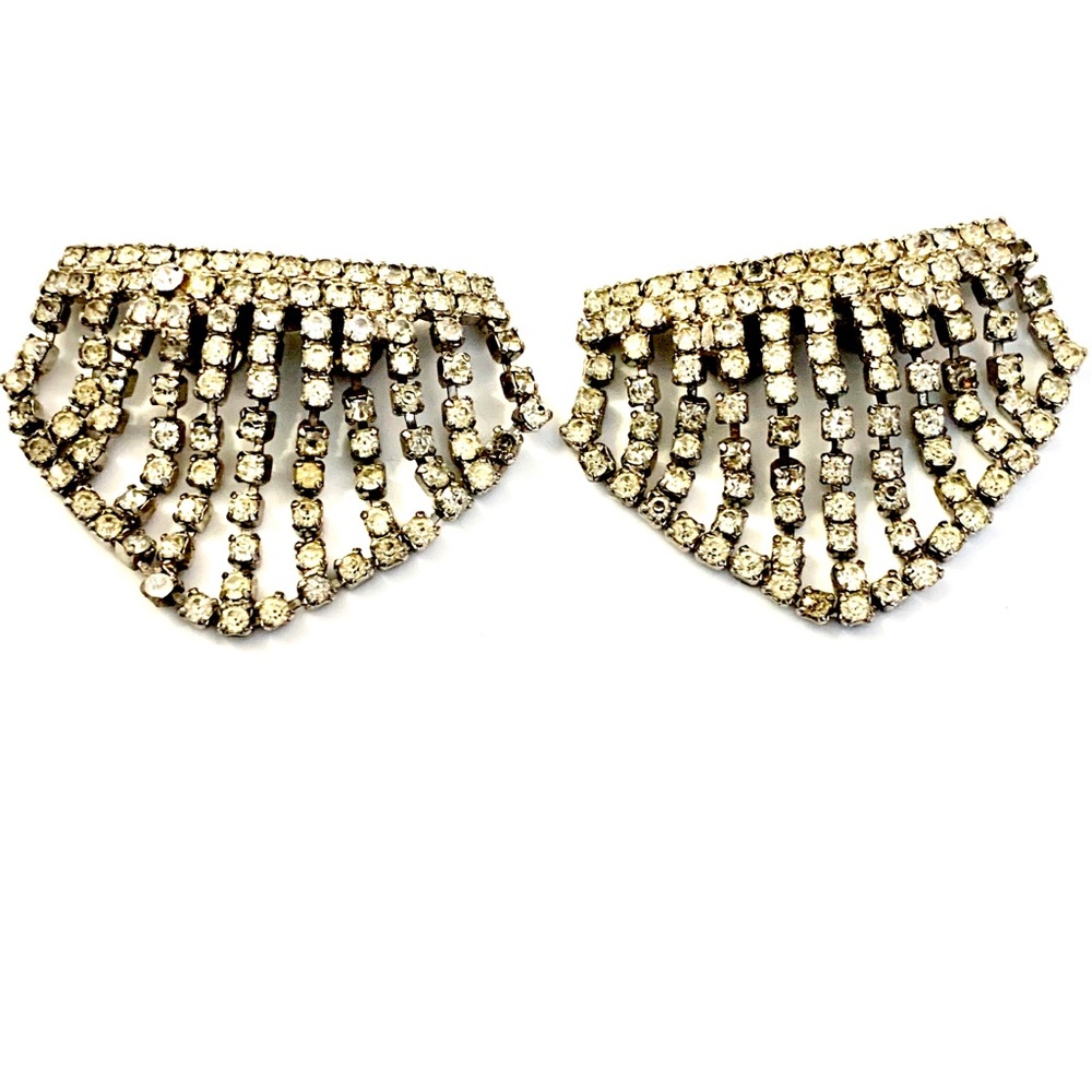 Musi Clear Rhinestone Shoe Clips-Bridal